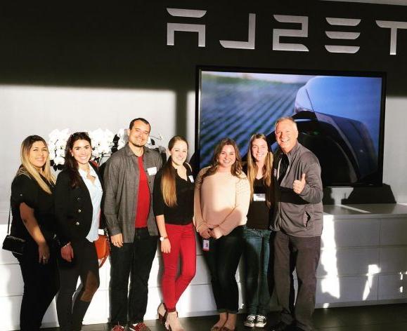 MHRSA students visit Tesla